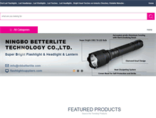 Tablet Screenshot of flashlightsuppliers.com
